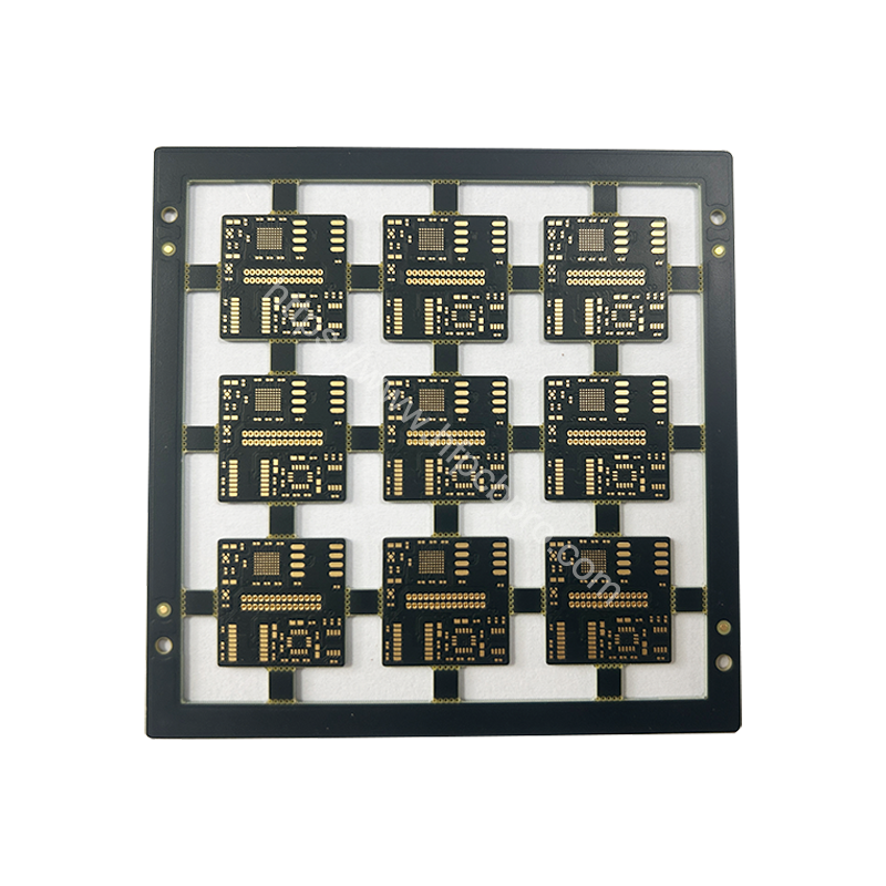 8-Layer 2-Stage HDI Board Resin Plugging + Plating Filling