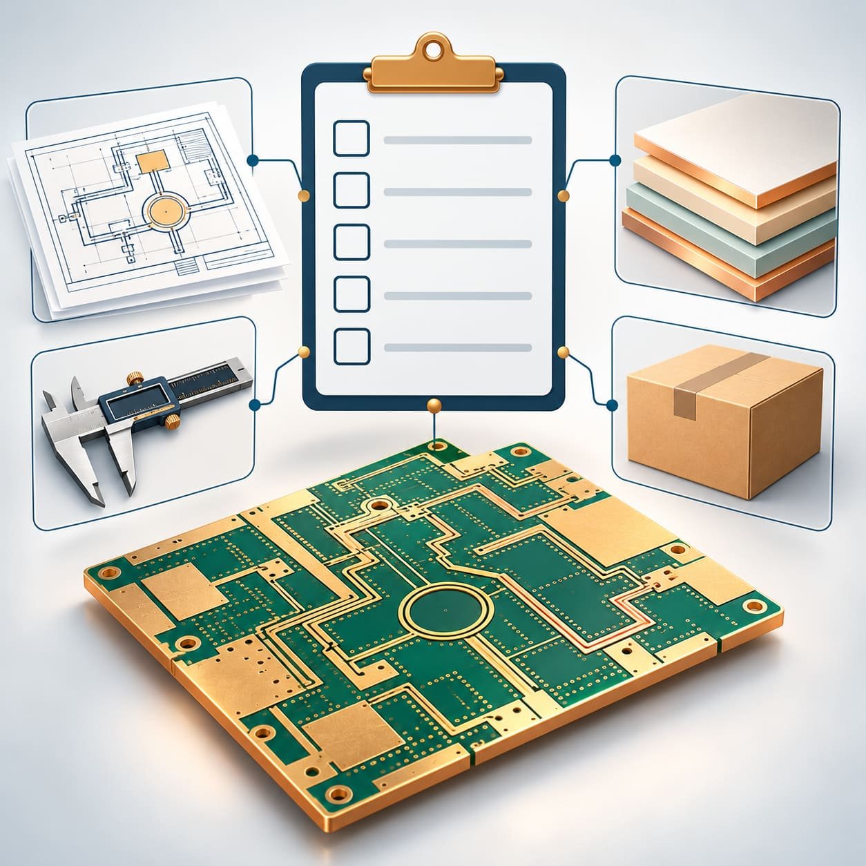 High Frequency PCB Design Information Checklist High frequency PCB prototyping and production