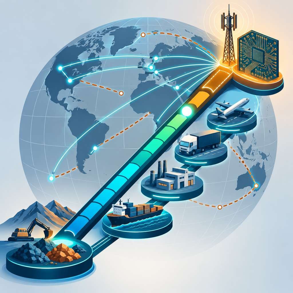 Rising localisation progress bar for high-frequency PCBs with an unclimbed millimetre-wave and AI computing frontier in amber