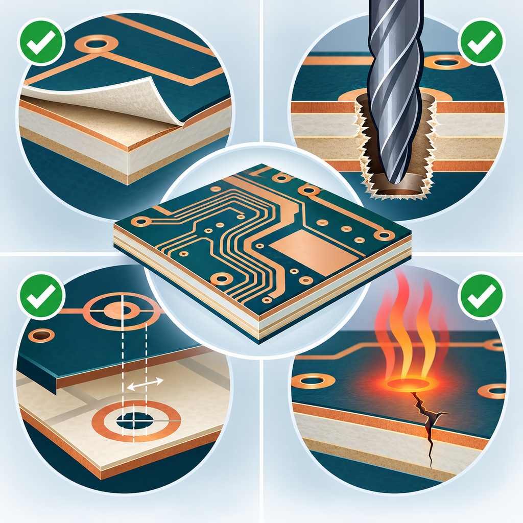 Four production challenges of Rogers 5880 PTFE boards: lamination adhesion, drilling, registration and thermal stress