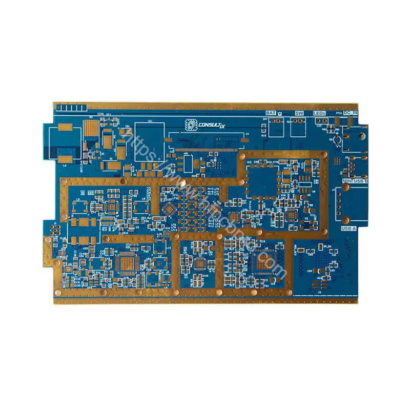 Rogers RO4003C FR4 Hybrid PCB for Microwave Transceivers